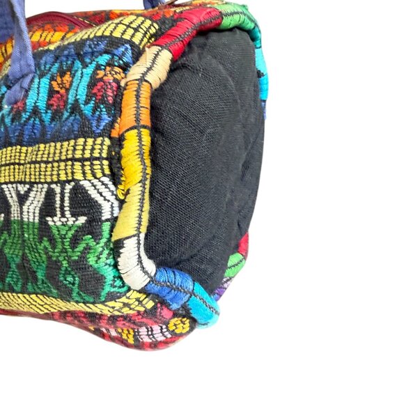 Embroidered Weekend Carry on Travel Duffel Bag Womens Multicolor Bohemian Boho - Picture 5 of 9